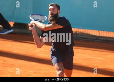 Madrid, Spanien. Mai 2021. Benoit Paire von Frankreich während der Mutua Madrid Open 2021, Masters 1000 Tennisturnier am 4. Mai 2021 in La Caja Magica in Madrid, Spanien - Foto Laurent Lairys / DPPI / LiveMedia Kredit: Unabhängige Fotoagentur/Alamy Live News Stockfoto