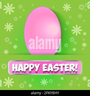 Ostern Grußkarte Stock Vektor