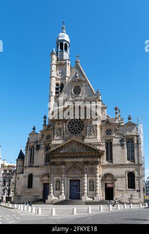 Saint-Etienne-du-Mont Kirche in Paris, Frankreich Stockfoto