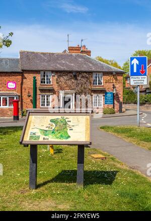Das Bell Inn in Welford on Avon, Warwickshire, England. Stockfoto