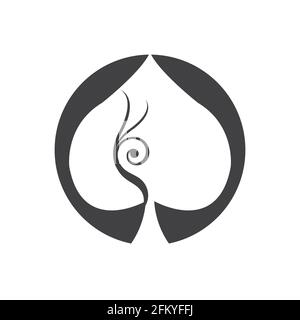 Spaten-Logo, Spaten, schwarz, Logo, Logos, monogram, Marke, einfach, elegant Stock Vektor