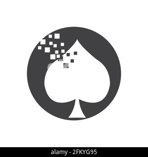 Spaten-Logo, Spaten, schwarz, Logo, Logos, monogram, Marke, einfach, elegant Stock Vektor