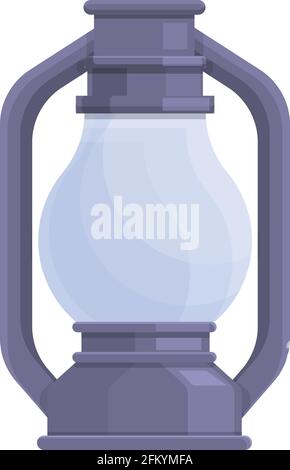 Symbol für Kerosin-Öllampe. Cartoon und flach von Kerosin Öllampe Vektor-Symbol für Web-Design isoliert auf weißem Hintergrund Stock Vektor