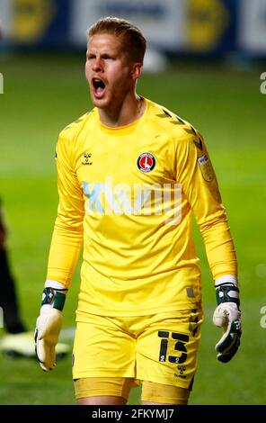 Woolwich, Großbritannien. Mai 2021. WOOLWICH, Vereinigtes Königreich, MAI 04: Charlton Athletic's Ben Amos während der Sky Bet League One zwischen Charlton Athletic und Lincoln City im Valley, Woolwich am 04. Mai 2021 Credit: Action Foto Sport/Alamy Live News Stockfoto