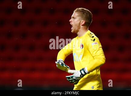 Woolwich, Großbritannien. Mai 2021. WOOLWICH, Vereinigtes Königreich, MAI 04: Charlton Athletic's Ben Amos während der Sky Bet League One zwischen Charlton Athletic und Lincoln City im Valley, Woolwich am 04. Mai 2021 Credit: Action Foto Sport/Alamy Live News Stockfoto