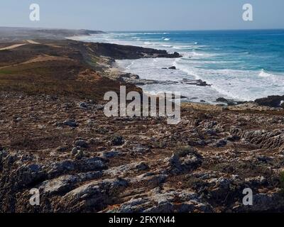 Schöne Küste von Porto Covo in der region alentejo in Portugal Stockfoto