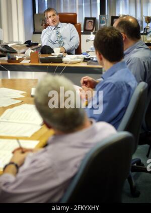 Simon Kelner..... Herausgeber der unabhängigen Zeitung in Londonpic David Sandison 8/2/2006 Stockfoto