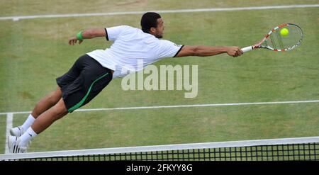 Finale Andy Murray schlägt Jo-Wilfried Tsonga . 13/6/2011. BILD DAVID ASHDOWN Stockfoto