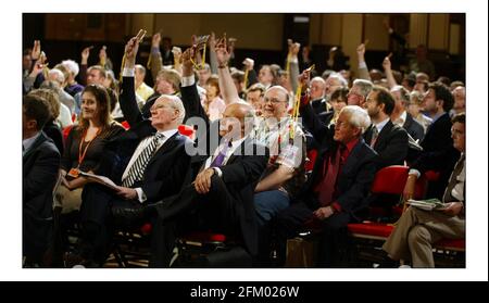 Dr. Vince Cable und Sir Memzies Campbell auf der Liberaldemokraten-Konferenz in Blackpool.pic David Sandison 19/9/2005 Stockfoto