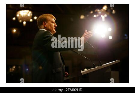 Charles Kennedy spricht auf der Liberal Democrats Konferenz 2005. Tuesdaypic David Sandison 20/9/2005 Stockfoto