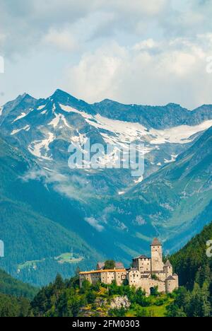 Burg Taufers, Sand in Taufers, Taufers, Tauferer Tal Valley, Valli di Tures, Alto Adige, Italien, Europa Stockfoto