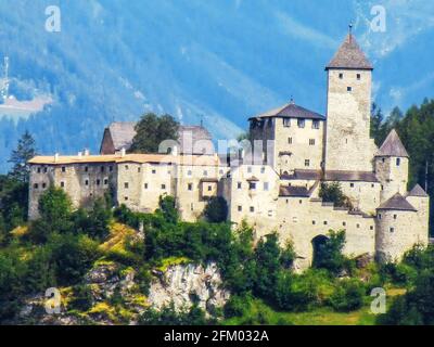 Burg Taufers, Sand in Taufers, Taufers, Tauferer Tal Valley, Valli di Tures, Alto Adige, Italien, Europa Stockfoto