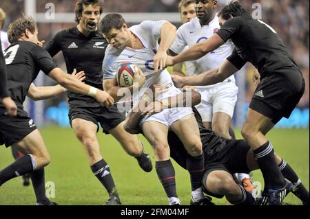 ENGLAND V NEUSEELAND IN TWICKENHAM 21/11/09. DAN HIPKISS BILD DAVID ASHDOWN Stockfoto
