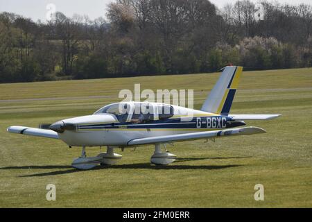 Flugzeug G-BGXC Redhill 27/4/21 Stockfoto