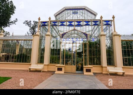 Das Palm House in den Botanischen Gärten in Adelaide, Australien Stockfoto