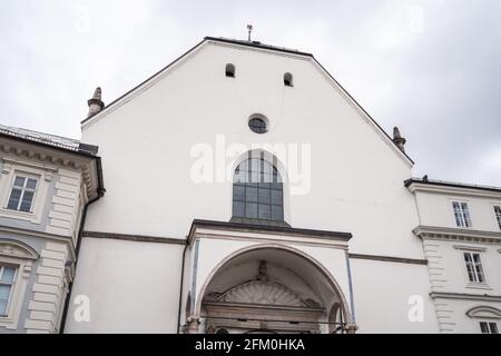 Hof- und Franziskanerkirche oder Hof und Franziskanerkirche in Innsbruck, Tirol, Österreich Stockfoto