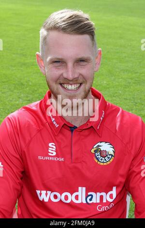 Jamie Porter von Essex im Royal London One Day Cup Kit während des Essex CCC Press Day im Cloudfm County Ground am 4. April 2018 Stockfoto
