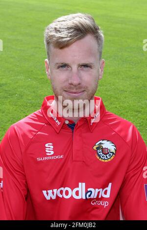 Adam Wheater von Essex im Royal London One Day Cup Kit während des Essex CCC Press Day im Cloudfm County Ground am 4. April 2018 Stockfoto