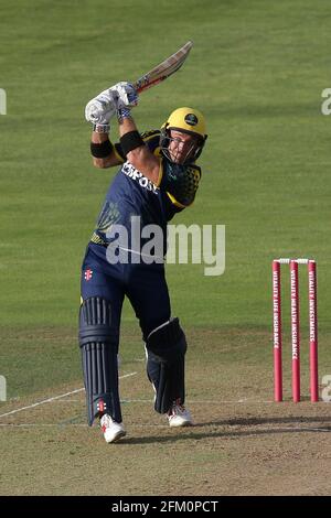 Colin Ingram erreicht 6 Läufe für Glamorgan während Glamorgan vs Essex Eagles, Vitality Blast T20 Cricket in den Sophia Gardens Cardiff am 7. August 2018 Stockfoto