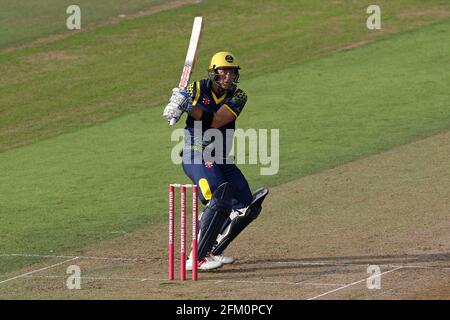 Colin Ingram erreicht 4 Läufe für Glamorgan während Glamorgan vs Essex Eagles, Vitality Blast T20 Cricket in den Sophia Gardens Cardiff am 7. August 2018 Stockfoto