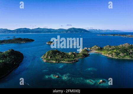 Lachs-Aquakultur 01 Stockfoto