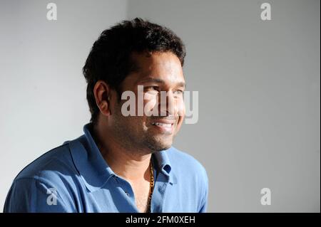 Indischer Kricketspieler Sachin Tendulkar 12/6/09 BILD DAVID ASHDOWN Stockfoto