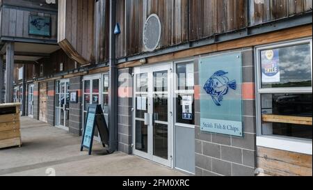Rick Stein Deli und Fish & Chips-shop, Padstow, Cornwall
