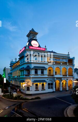 The Criterion Hotel (1889) Rockhampton Queensland Australien Stockfoto