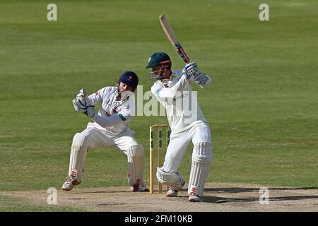 Ed Barnard im Batting Action für Worcestershire während des Worcestershire CCC gegen Essex CCC, Specsavers County Championship Division 1 Cricket in New Road Stockfoto