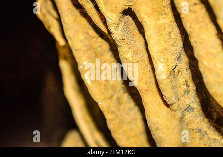 Diese Höhle befindet sich in der Schlucht von Serbien und heißt Resavska pecina. Stockfoto