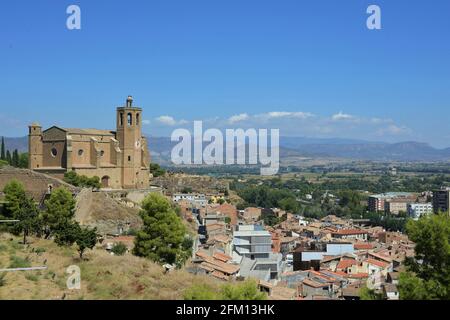 Kirche Santa Maria de Balaguer in der Provinz Lerida, Katalonien-Spanien Stockfoto