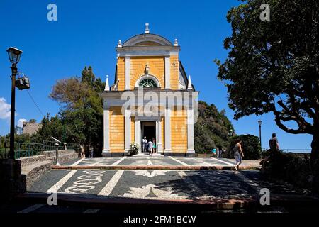 Chiesa di San Giorgio, Portofino Stockfoto