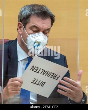 München, Deutschland. Mai 2021. Peter Kneffel/dpa/Alamy Live News Stockfoto