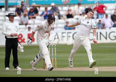 Henry Brookes im Batting Action für Warwickshire während Essex CCC gegen Warwickshire CCC, Specsavers County Championship Division 1 Cricket im Cloudf Stockfoto