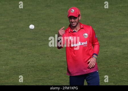 Essex Skipper Ryan ten Doeschate während Glamorgan gegen Essex Eagles, Royal London One-Day Cup Cricket in den Sophia Gardens Cardiff am 17. April 2019 Stockfoto