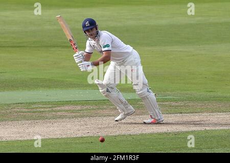 Sam Hain im Batting Action für Warwickshire während Warwickshire CCC gegen Essex CCC, Specsavers County Championship Division 1 Cricket in Edgbaston Stadi Stockfoto