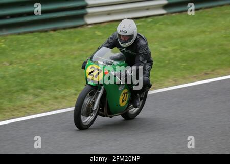 Alain Vandriessche über die Paton Approaching Coppice Corner 498 während Das IHRO-Rennen beim Cadwell International Classic 2015 Stockfoto