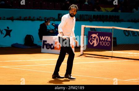 Madrid, Spanien. Mai 2021. Kader Nouni während des Viertelfinalmatches bei den Mutua Madrid Open 2021, Masters 1000 Tennisturnier am 5. Mai 2021 in La Caja Magica in Madrid, Spanien - Foto Rob Prange / Spanien DPPI / DPPI / LiveMedia Kredit: Unabhängige Fotoagentur/Alamy Live News Stockfoto