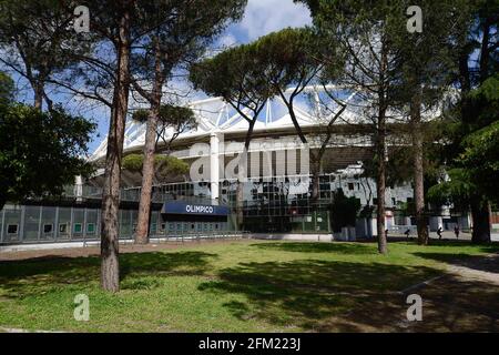 Foto IPP/Roberto Ramaccia Roma 5/05/2021 Stadio Olimpico vor Euro 2020-2021 Nella foto le vecchio biglieterie dello stadio olimpico Italien Foto Präs Stockfoto