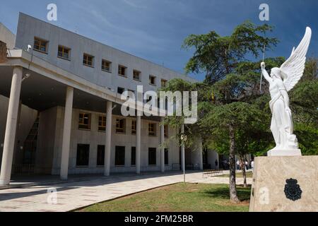 Policia Nacional, Polizeistation in Malaga, Andalusien, Spanien. Stockfoto