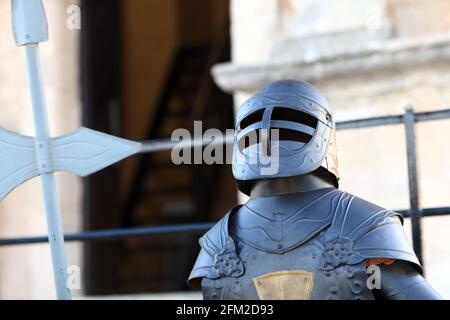 Der Ritter in der Altstadt von Rhodos, Griechenland Stockfoto