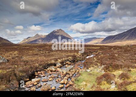 Buachaille Etive Mor - Glencoe, Schottland Stockfoto