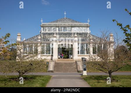 The Temperate House, Kew Royal Botanic Gardens, London, Großbritannien Stockfoto