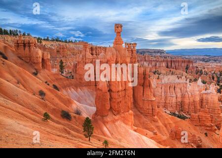 sonnenaufgang über Hoodoos im bryce Canyon National Park, utah Stockfoto