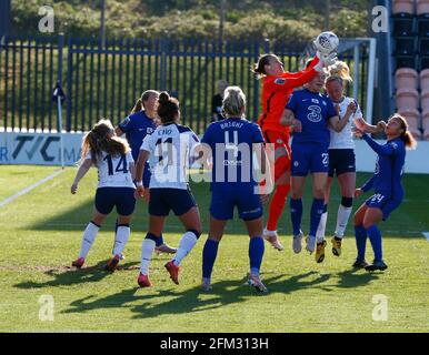 London, Großbritannien. Mai 2021. EDGWARE, ENGLAND - MAI 05: Ann-Katrin Berger von Chelsea während der FA Women's Spur League zwischen Tottenham Hotspur und Chelsea im Hive Stadium, Barnett, London, UK am 05. Mai 2021 Credit: Action Foto Sport/Alamy Live News Stockfoto