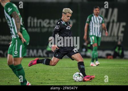 Vila Do Conde, Portugal. Mai 2021. Pedro Goncalves of Sporting während des Spiels der Herren Liga NOS zwischen Rio Ave und Sporting CP im Arcos Stadium in Vila do Conde, Portugal am 5. Mai 2021 Quelle: SPP Sport Pressefoto. /Alamy Live News Stockfoto