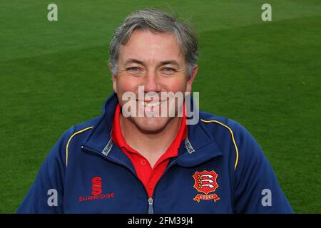 Essex-Cheftrainer Chris Silverwood während der Essex CCC Press Tag auf dem Essex County Ground am 7. April 2016 Stockfoto