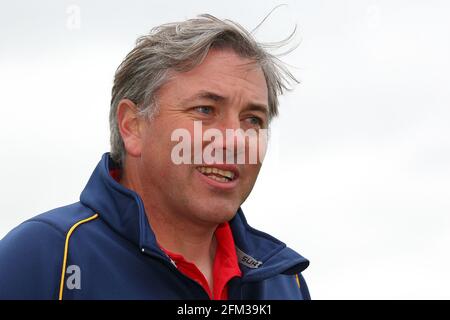 Esseex-Cheftrainer Chris Silverwood während der Essex CCC Press Tag auf dem Essex County Ground am 7. April 2016 Stockfoto