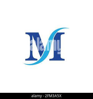 Letter M Business abstrakte Einheit Vektor-Logo Design-Vorlage Buchstaben M Logo Vorlage Vektor Symbol Design Stock Vektor