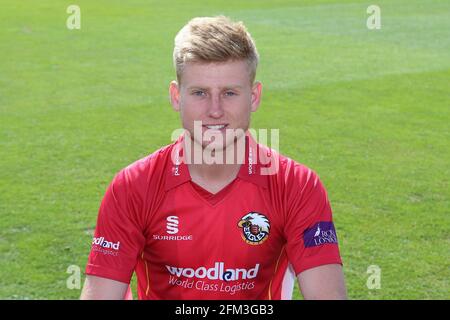 Callum Taylor von Essex im Royal London Cup Trikot während Der Essex CCC Press Day auf dem Cloudfm County Ground Am 5. April 2017 Stockfoto